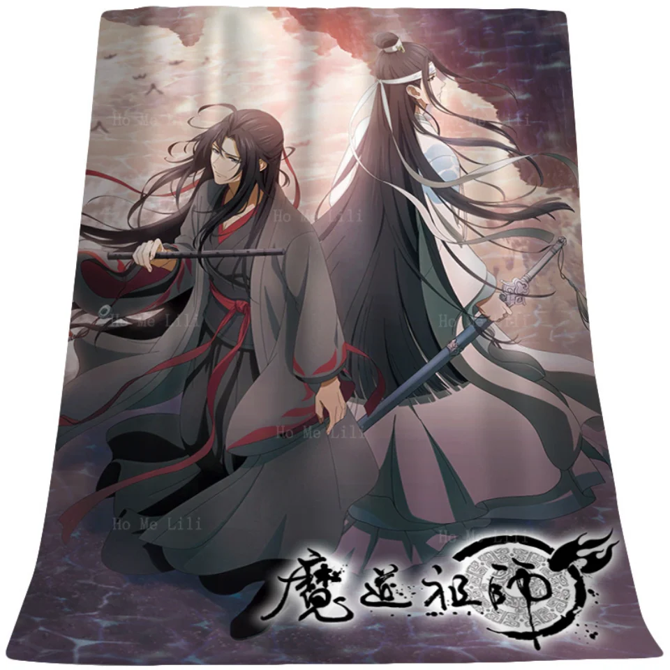 Anime Characters Wei Wuxian And Blue Forget Machine Flannel By Ho Me Lili Suitable For All Seasons