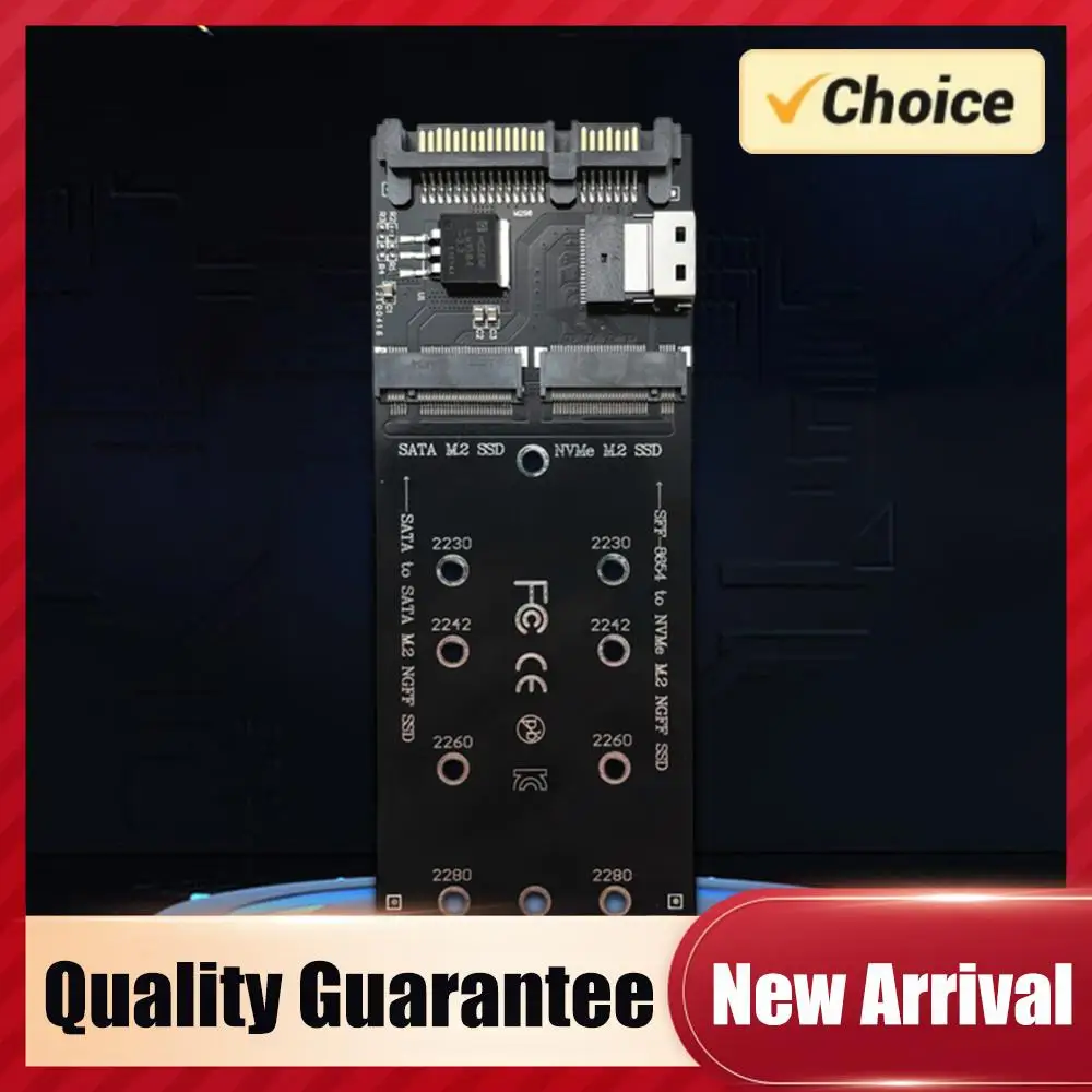 

Адаптер M.2 на SATA, SFF-8654 на M2 NVME SSD, 22-контактный SATA на M2, плата расширения, конвертер, райзер-карта для материнской платы компьютера