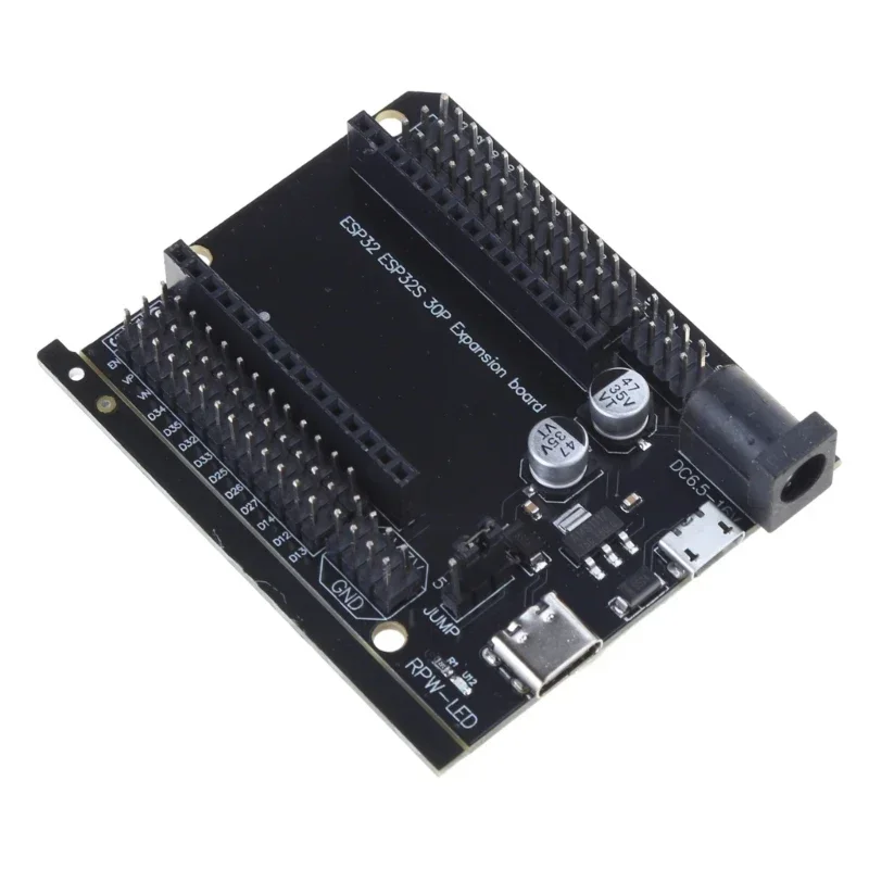 ESP32 30P 開発ボード WiFi+Bluetooth 電源モジュール デュアルコア ESP32-DevKitC-32 ESP-WROOM-32 拡張 TYPE-C USB