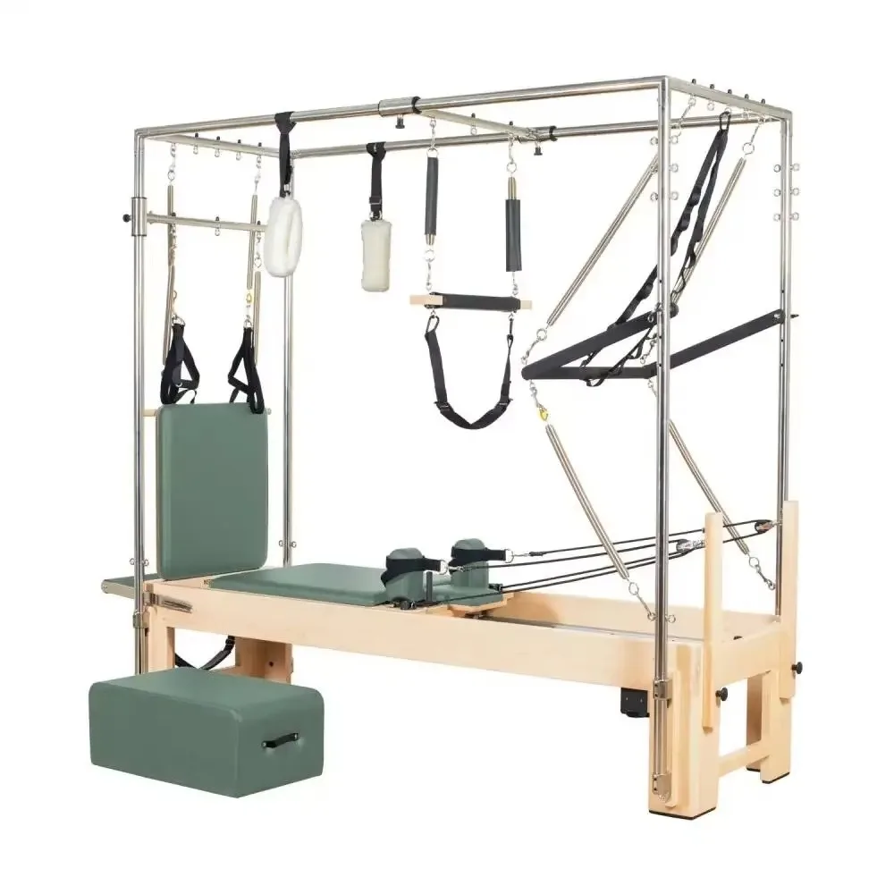 Hot Selling Durable Adjustable Solid Wood wooden tower Pilates Reformer Yoga Studio Use Pilates corrector