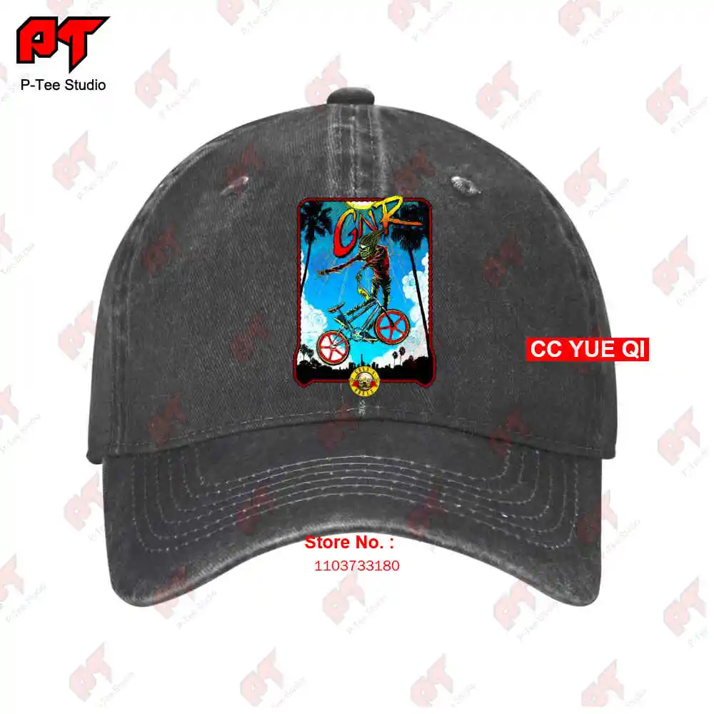 Guns N Roses-gorras de béisbol Bmx, gorra de camión FU3T