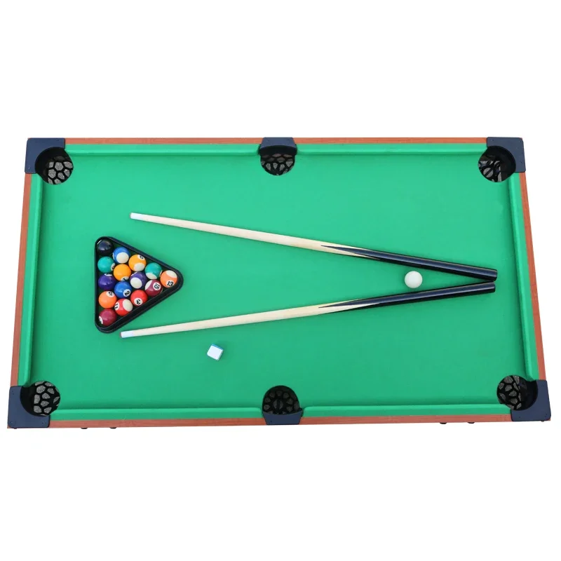 Best Seller Children's Indoor Mini Billiards Game Pool Table With Durable MDF Cushion And PVC Pocket For Kids Pool Sport