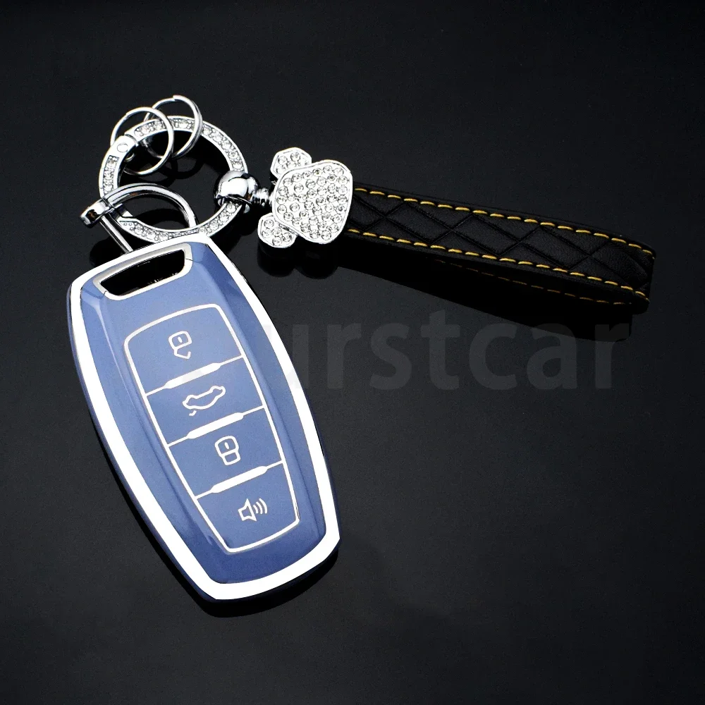 Soft TPU Car Remote Key Case Cover Holder Shell Auto Accessories For Great Wall Haval Hover H1 H4 H6 H7 H9 F5 F7 H2S GMW Coupe