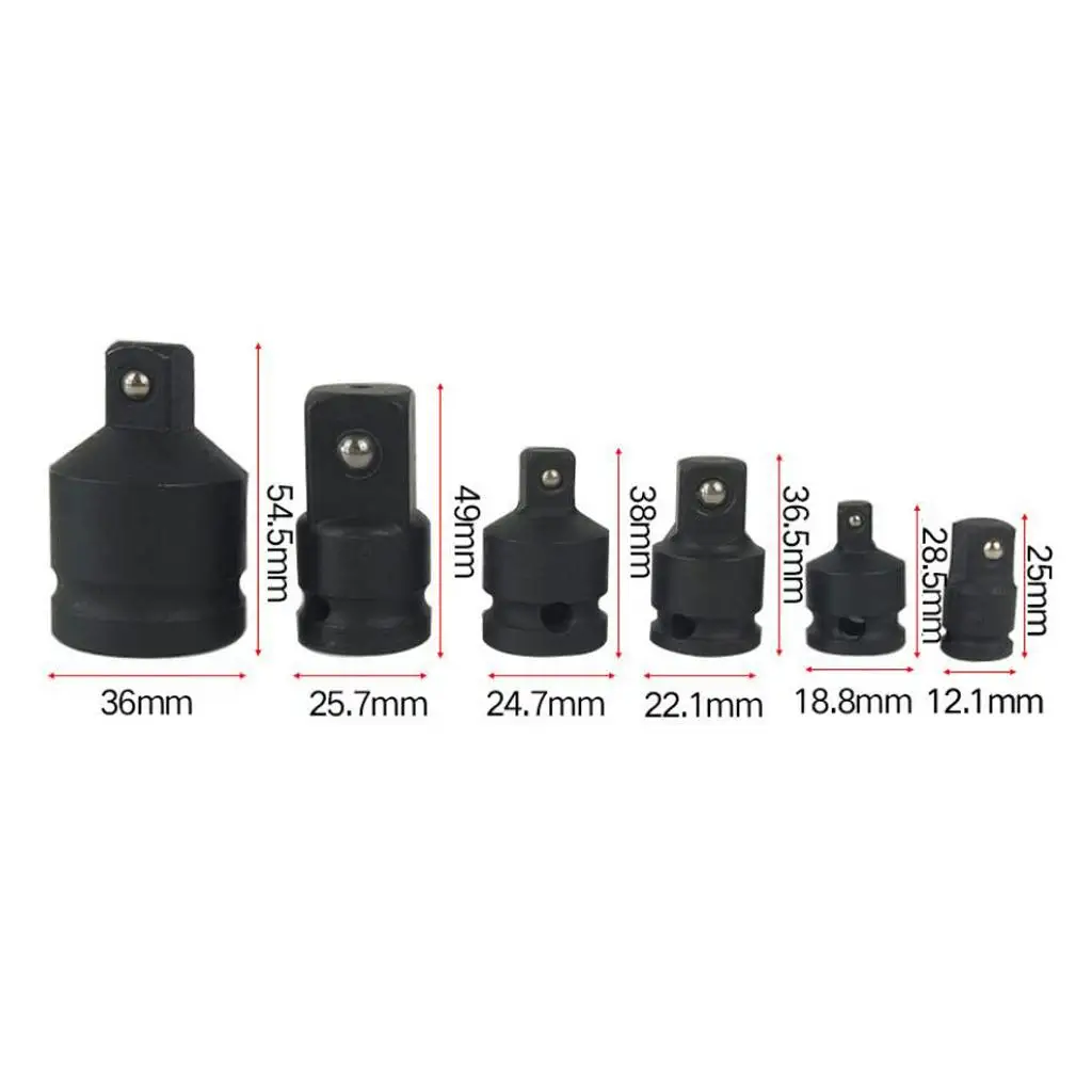 

Socket Converter Set Impact Wrench Adapter Kit for Automotive Mechanical Tools and Industrial Use