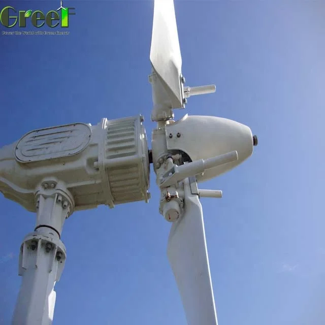 Pitch Control Wind Turbine 5kw 10kw 30kw battery charge/ grid tied wind solar hybrid System for home use