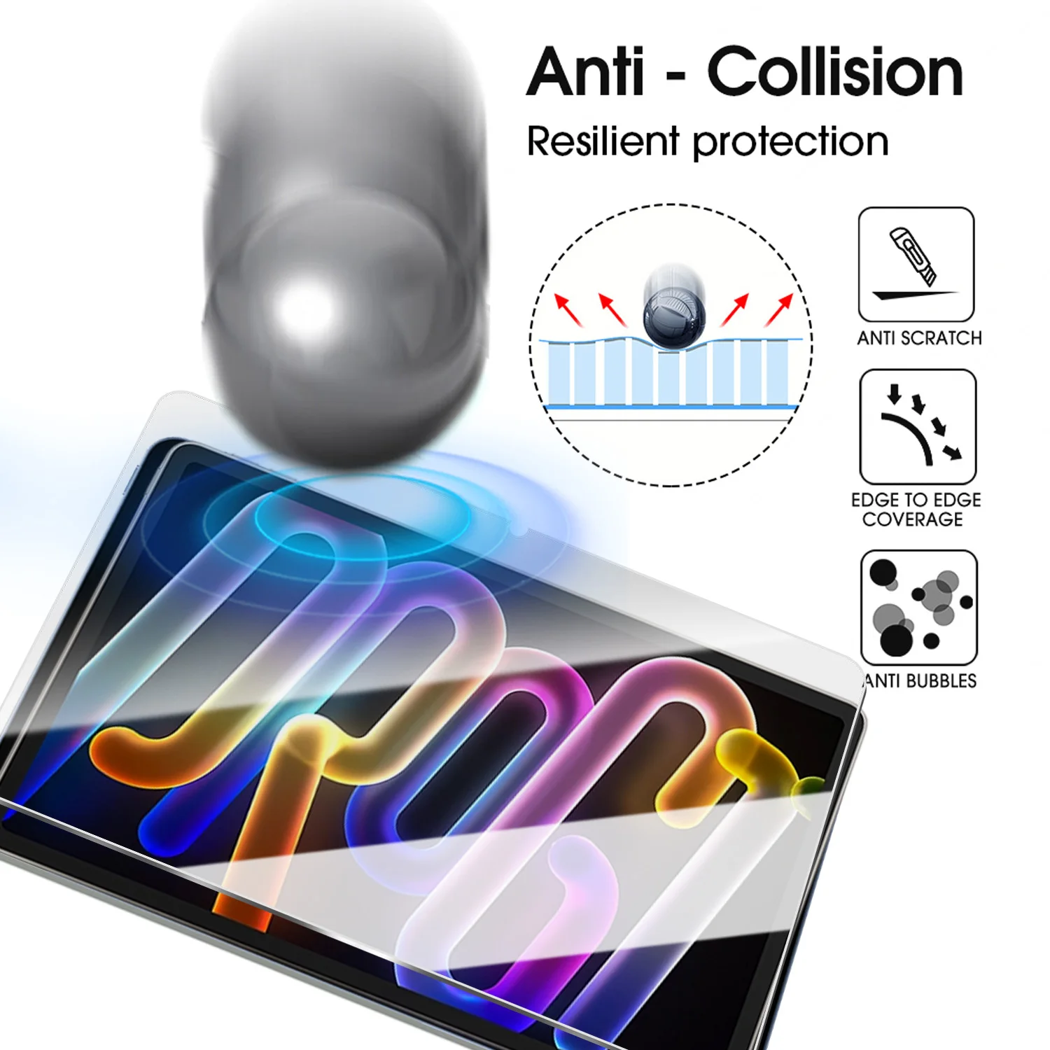 For Lenovo Xiaoxin Pad Pro GT 11.1inch 2025 Tempered Glass Screen Protector Easy Auto-alignment Installation Kit For Lenovo Pad - Image 4