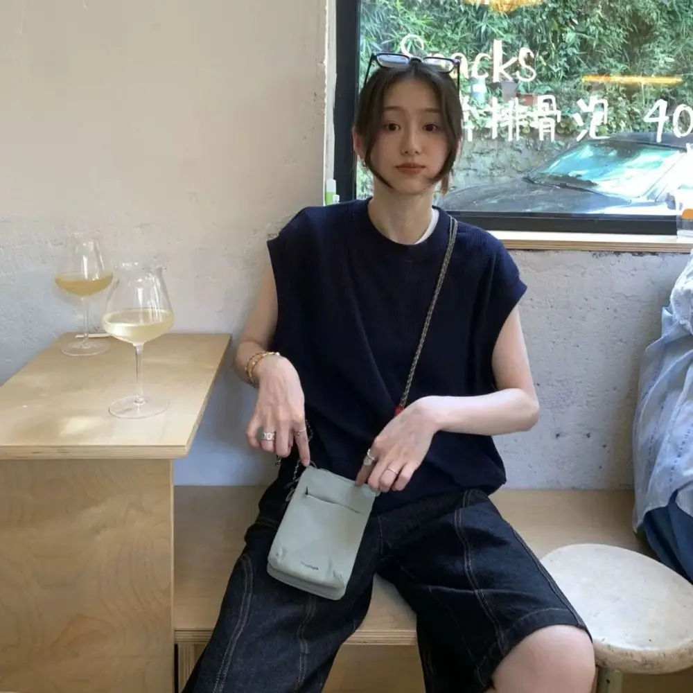 

Дорожная сумка для паспорта из ткани Оксфорд, большая вместительная повседневная сумка через плечо, однотонная спортивная сумка на плечо в корейском стиле, унисекс