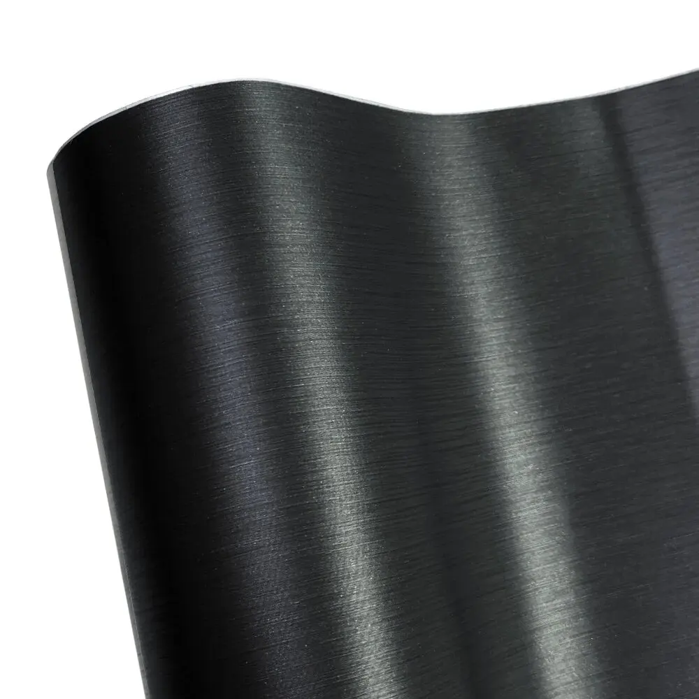 Car Stickers Brushed Aluminum Vinyl Film Car Wrapping Waterproof Air Free Bubble Decal Stickers for Motorcycle Car Accessories - view 2