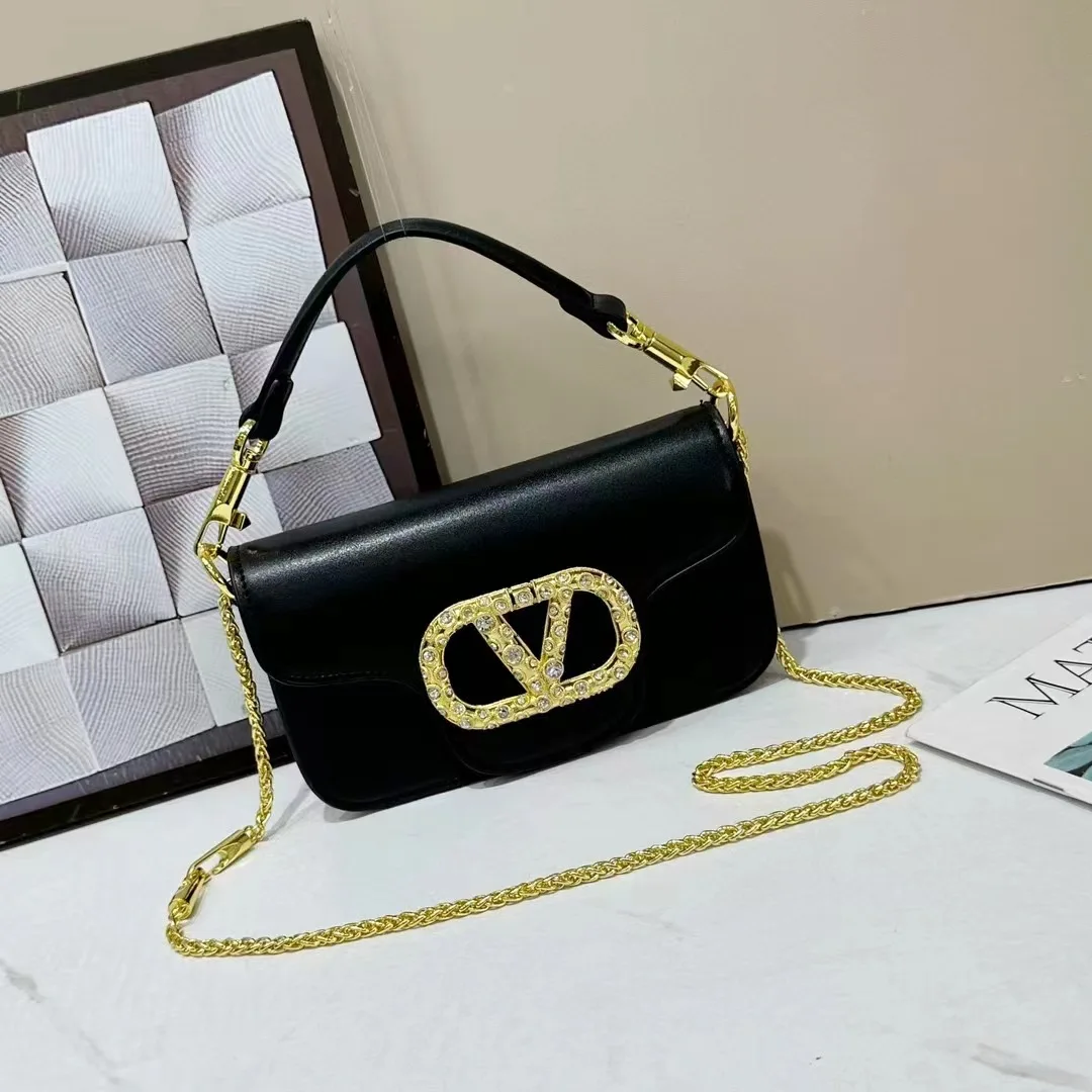 

2026 New Crystal Slide Chain Bag Celebrity Inspired Luxury Convertible Top Handle Shoulder Purse for Women