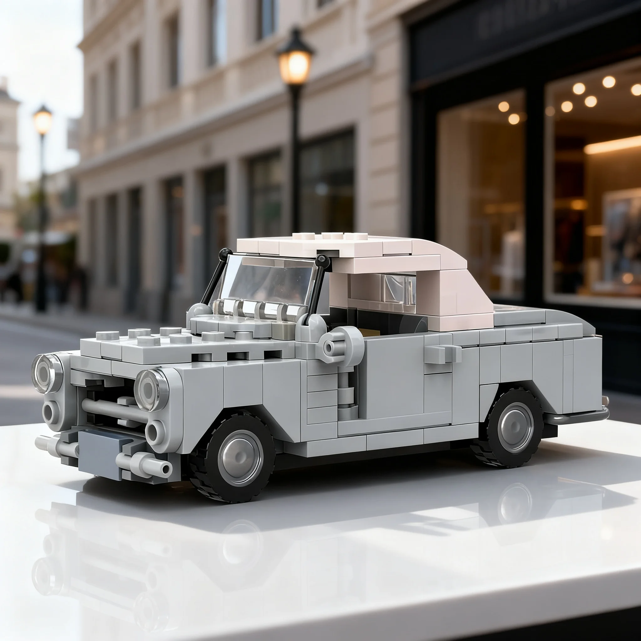 211pcs MOC Cars Columbo Peugeot Convertible Model Building Blocks Construction Toy Christmas Gift Brick Education Kids Idea