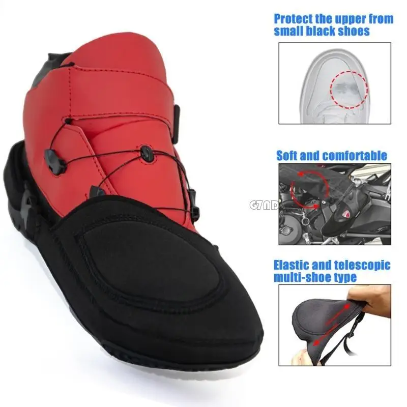 

G7ND Easy to Use Motorbike Gear Shifts Foot Protector Water Resistant Motorcycle Cover