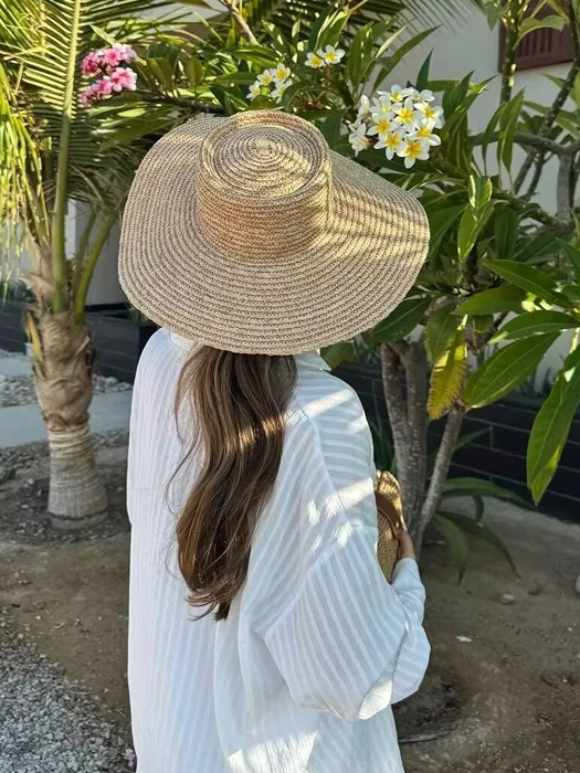 

White Striped Loose Fit Casual Shirt Long Sleeve Thin Outerwear Sun Protection Women's New 2025 Spring Polyester Fiber
