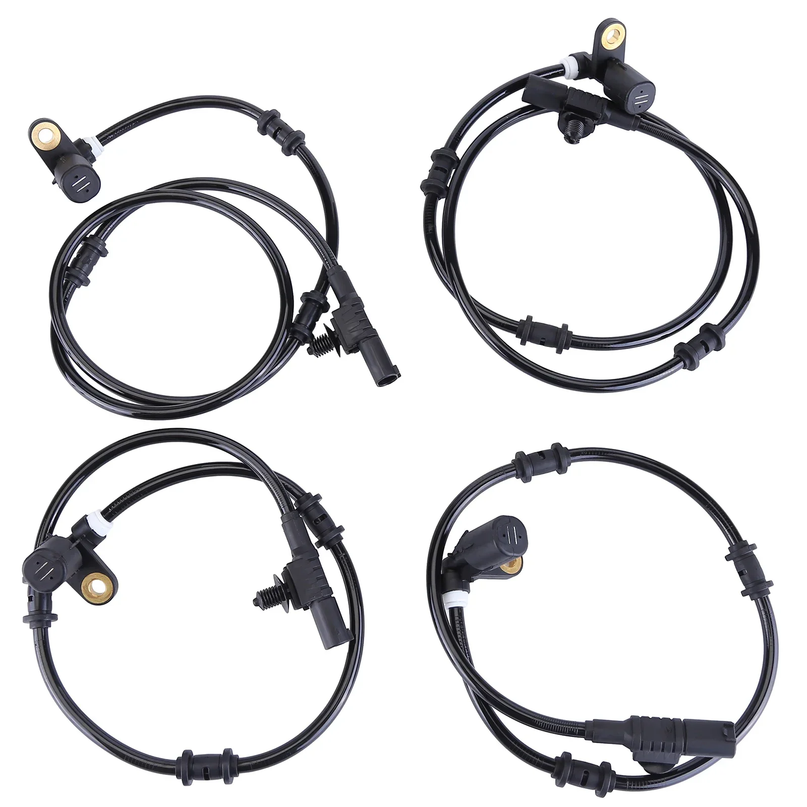 

Set of 4 ABS Speed Sensor Front & Rear Left & Right Compatible for 98-03 Mercedes Benz ML320