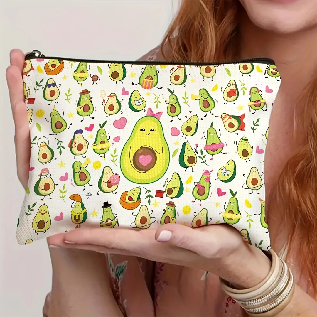 Funny Cosmetic Baglovely Avocado Cosmetic Bag Cosmetic Bag Lady Girl Sister Friend Colleague Graduation Birthday Friendship Gift