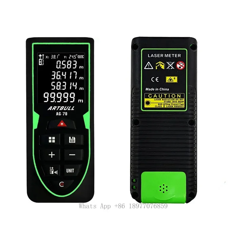 Green Laser Rangefinder 120m Laser Distance Meter Tape Infrared Rangefinder