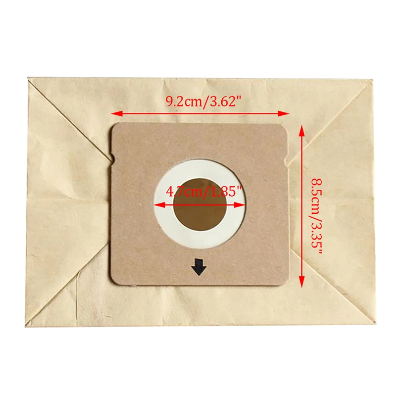 5 Teile/los Universal Standard Staubbeutel Ersatz Staubsauger Staub Papier Tasche Einweg