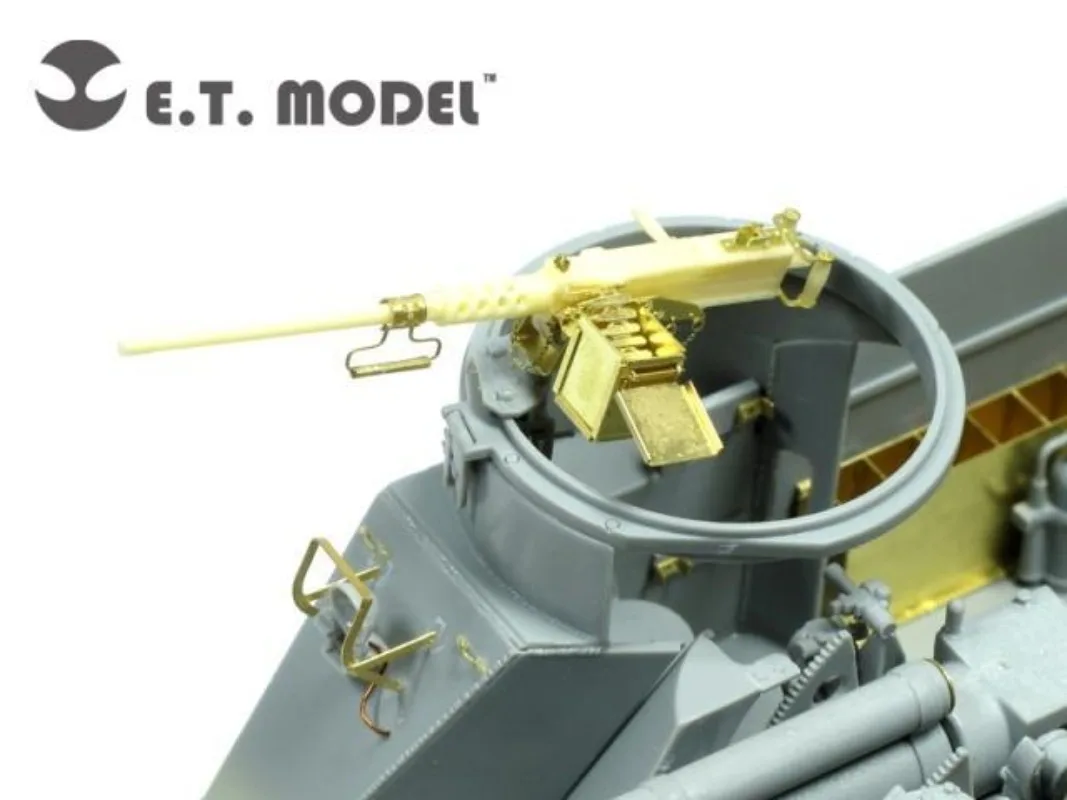 E.T. 1/35 EA35-040 WWII U.S. M2HB Machine Gun & 50 Rounds Ammo Can Resin & PE Upgrade Kit