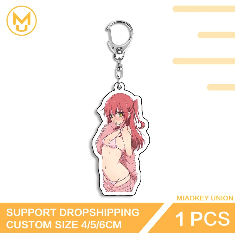 Gotoh Hitori Seductive Double Sided Acrylic Keyring Enchanting Playful Exquisite Lightweight Practical Key Ring Accessory