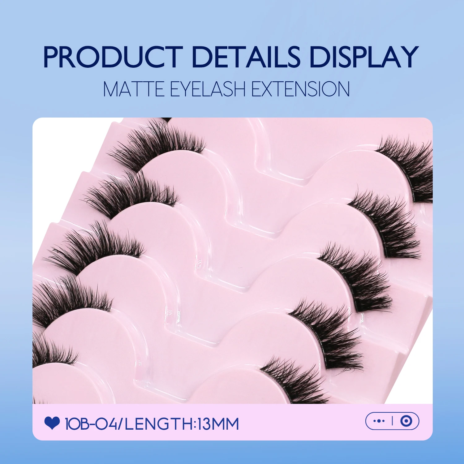 ラスヴィレ ハーフまつげ ナチュラルキャットアイまつげ ナチュラルふわふわクリアステムまつげ ソフトウィスピー3Dフェイクミンクまつげ メイクアップ