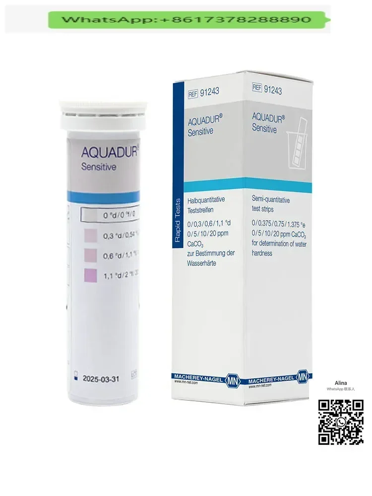 

Germany MN91243 91201 Soft Water Hardness Test Strip Kit Total Hardness