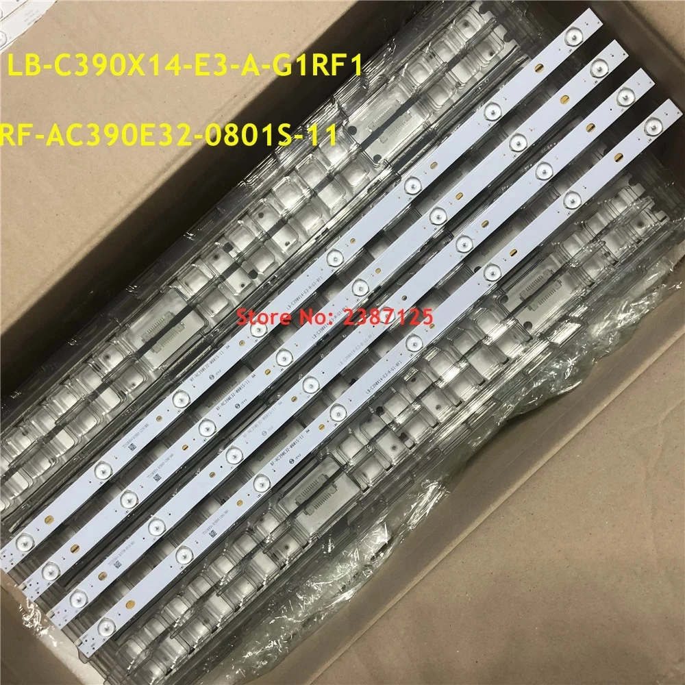 5set 745MM LED Backlight Strip LB-C390X14-E3-A-G1-SE1/RF1 RF-AC390E32-0801S-03 LED39Z LED39Z80I 39D2000 39D3700I CH39L43A-V01