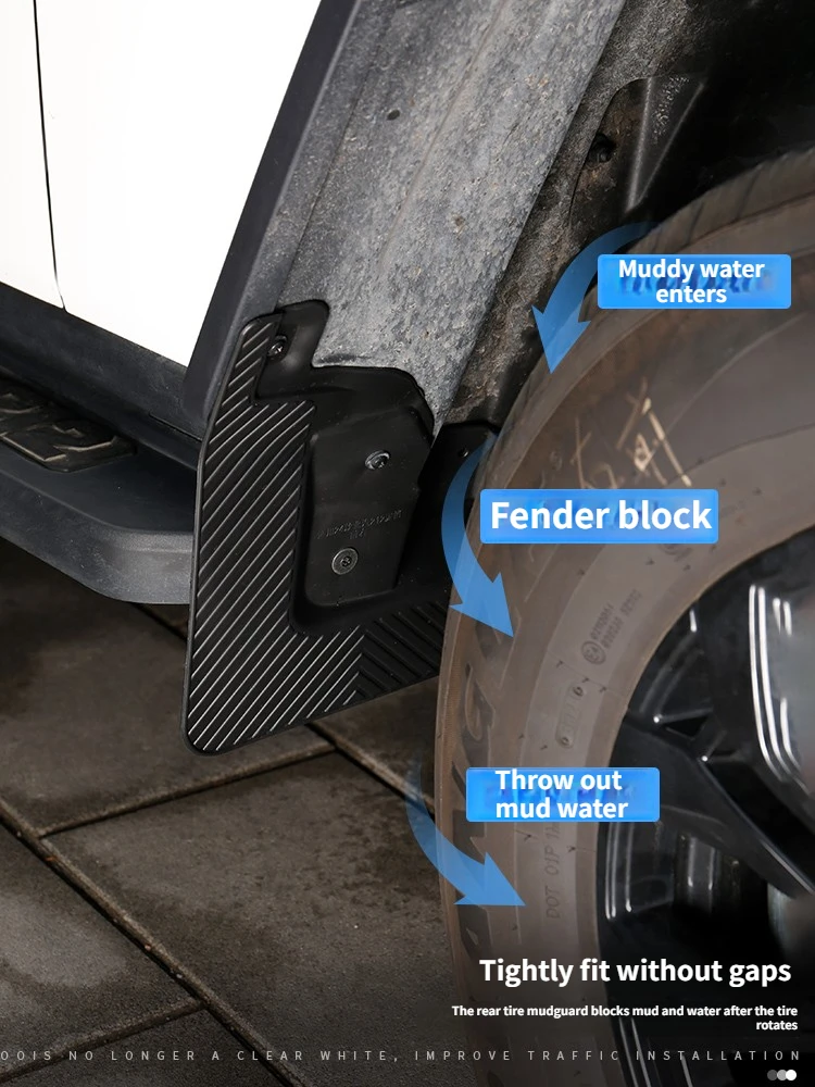 For BAIC BAW BJ 212 T01 Four-wheel Mud Flaps Splash Guards Front or Rear Fender Liner Mudguards Wheels Protector Accessories