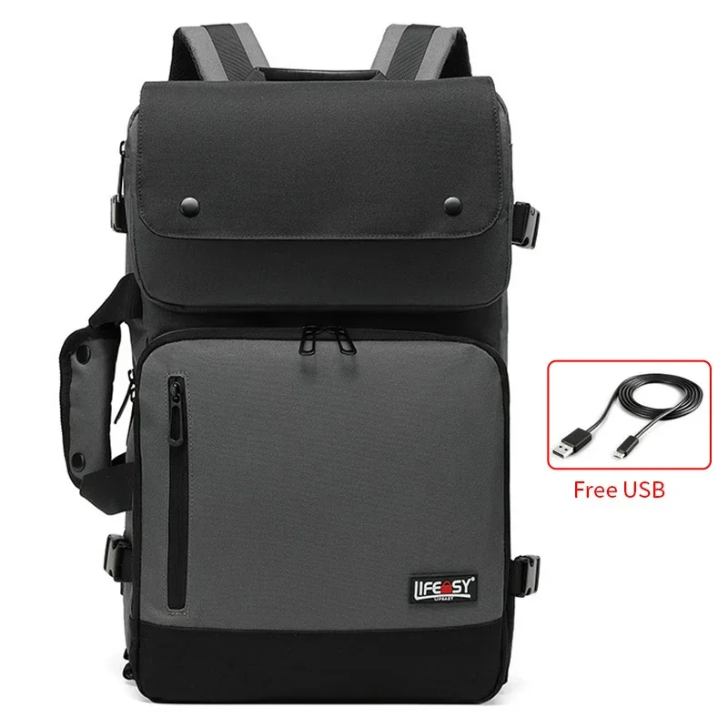 

Многофункциональный мужской рюкзак большой емкости со скидкой, многослойный модный повседневный повседневный дорожный рюкзак на плечо