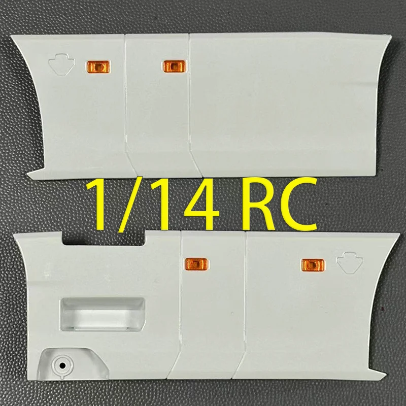 Plastic Simulation Side Skirt Light Panel Upgrade Accessories for 1/14 Tamiya RC Truck SCANIA 770S 6x4 56368 56371 56379
