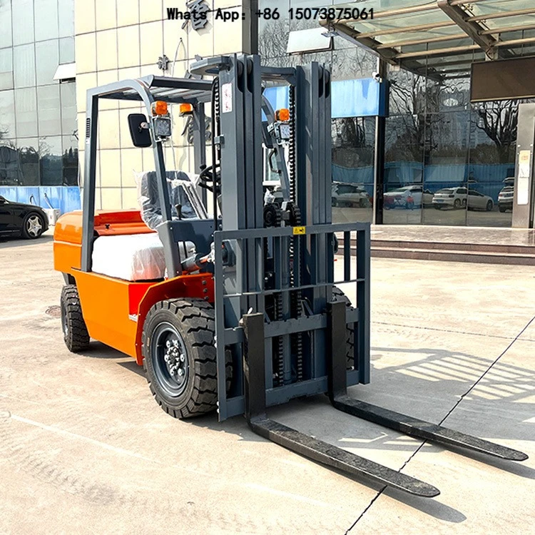 Full phosphate anti-rust frame CPD30 3 tons electric forklift stable four-wheel drive warehouse stacker