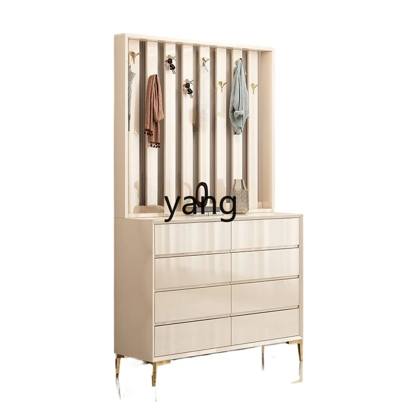 LMM Home Bedroom Bedside Cabinet Wall Hanging Hanger Integrated Storage Cabinet Simple Modern Living Room Locker