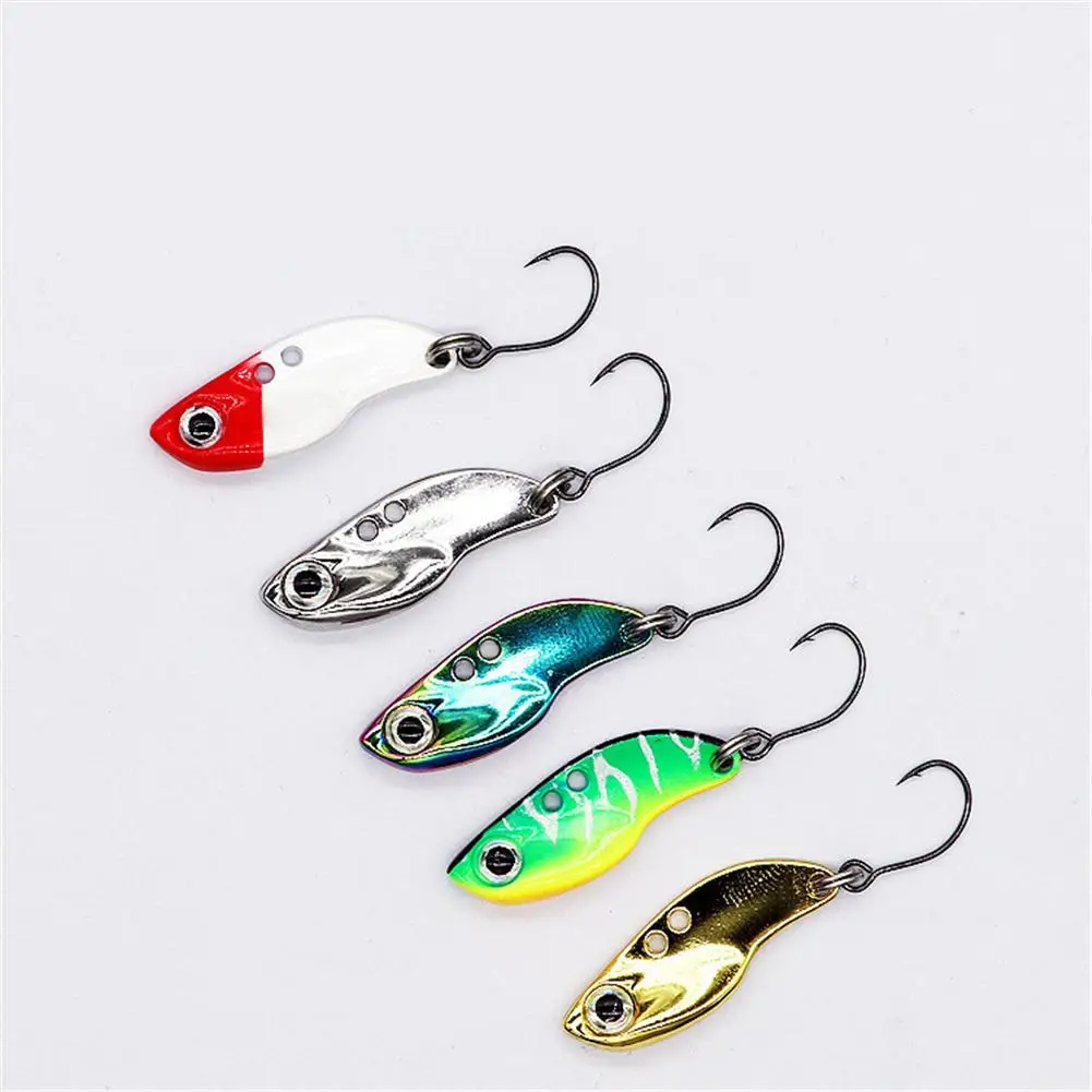 

Metal Bait 2.5g Mini Fishing Lure With Single Hook Vib Full Swimming Layer Vibration Artifical Bait