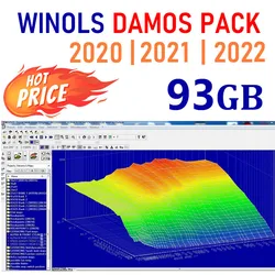 WINOLS-Paquete grande para damas, 93GB, 2022, 2021, Chip Tuning Maps, nuevo paquete, gran archivo