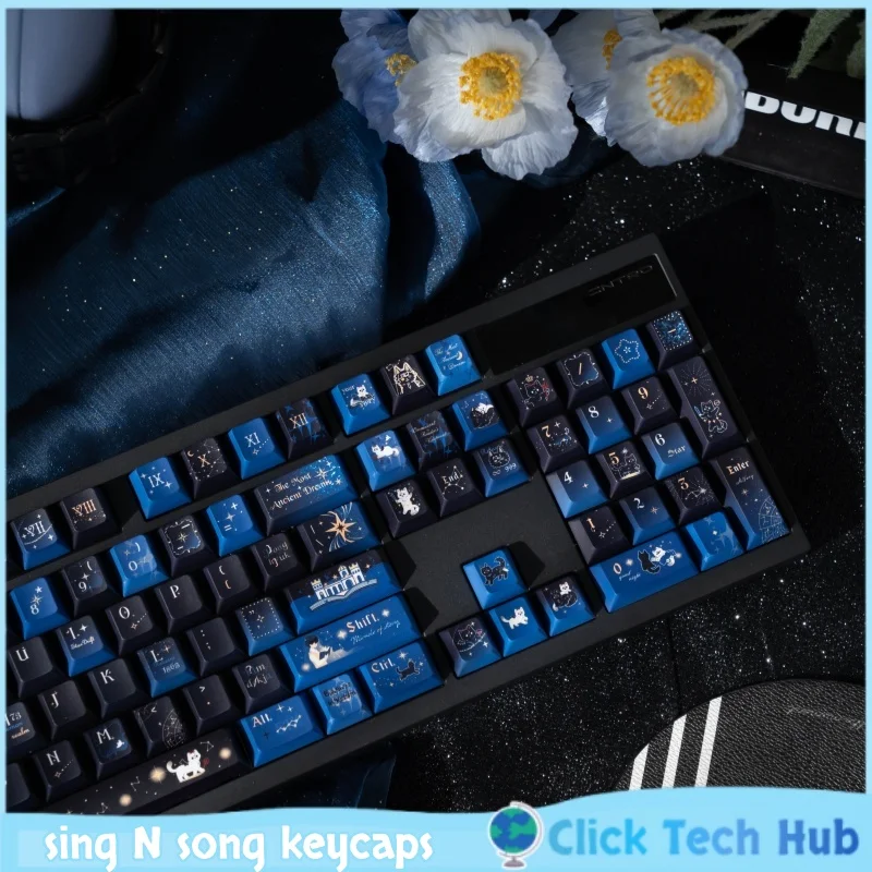 Ancient Dream Keycaps 138 Omniscient Reader Perspective Keycaps Anime Peripheral Cherry Moa Height Mechanical Keyboard Keycaps
