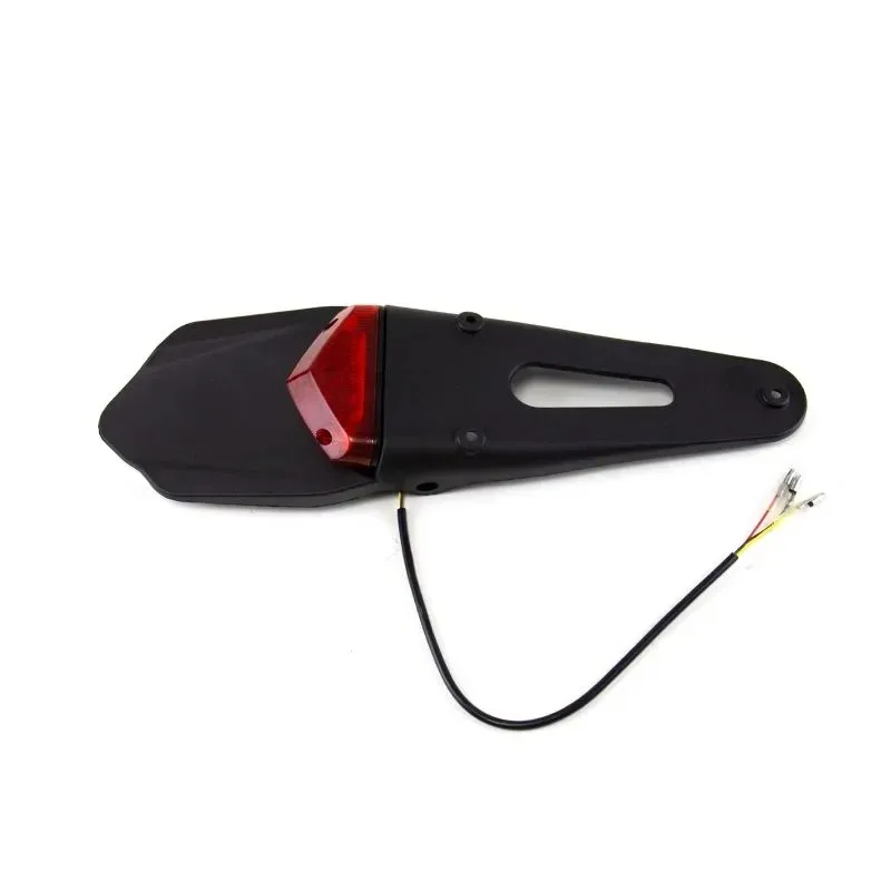 AASS-License Plate Light With 3 Wires Rear Mudguard LED Brake Tail Light Turn Signal Running Lamp For Dirt Bike Enduro