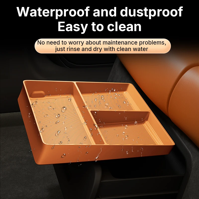 ل Xiaomi Yu7 2025 2026 تحت مقعد صندوق تخزين حقيبة اكسسوارات السيارات درج نوع المنظم تخزين علبة الصندوق السفلي