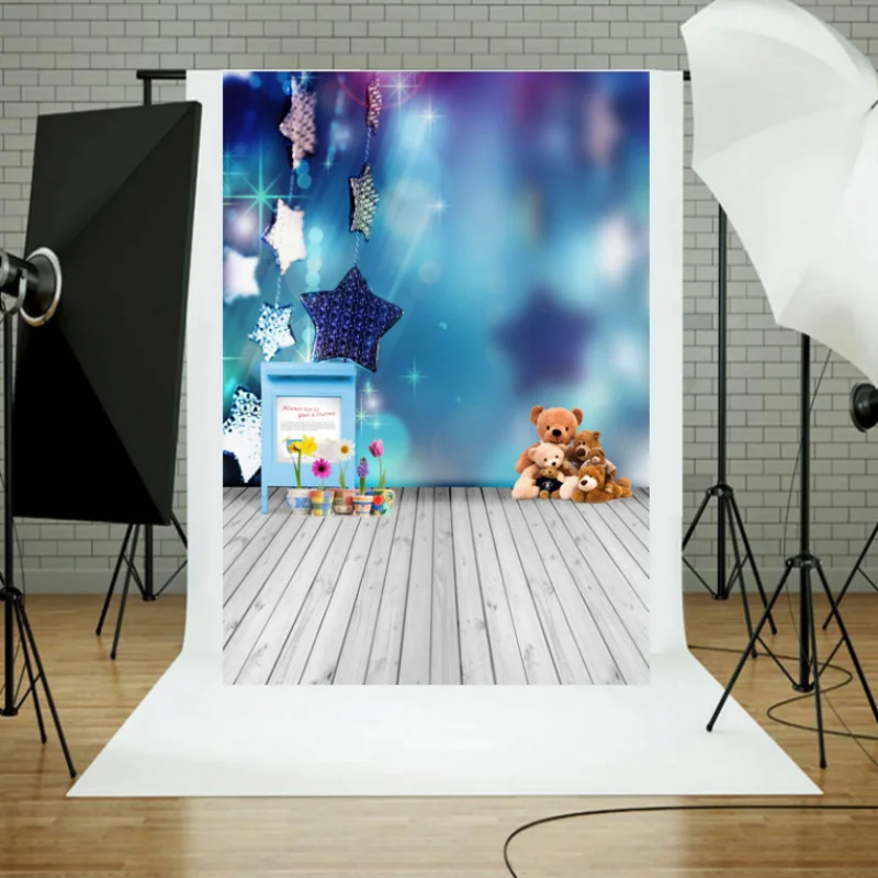 DD Professional Photography Backdrop Stands 2.6x3m Background Frame Customizable Patterns with 4 Clamps Solid Color Background