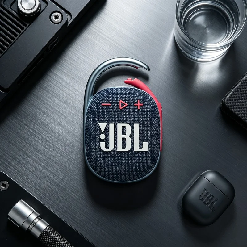 JBL CLIP4 Compact Waterproof Sound Box For Hiking Beach Shower And Home