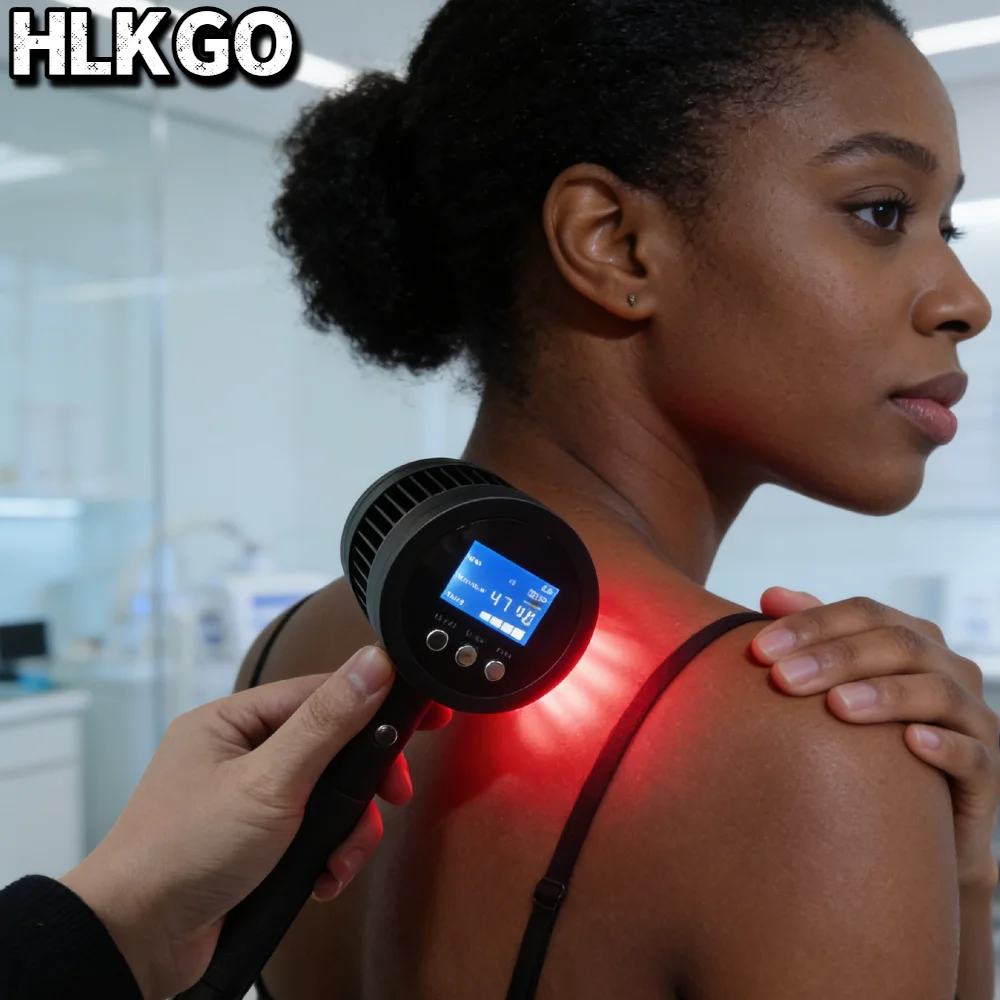 25 Diodes Cold Laser Therapy Instrument 1295mW, 808nm NIR Light for Joint Pain Treatment and Tissue Healing