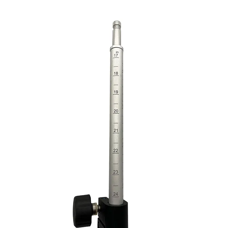 High Quality Telescopic 60CM Mini Prism Pole Precise Tip Stretch For Leica Total Station Surveying Instruments