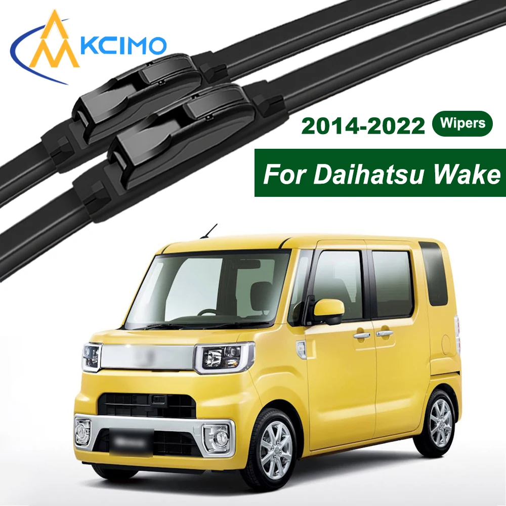 

For Daihatsu Wake 2014-2022 Car Front Wiper Blades - All Weather Quiet Windshield Wiper Accessories 2 Pieces