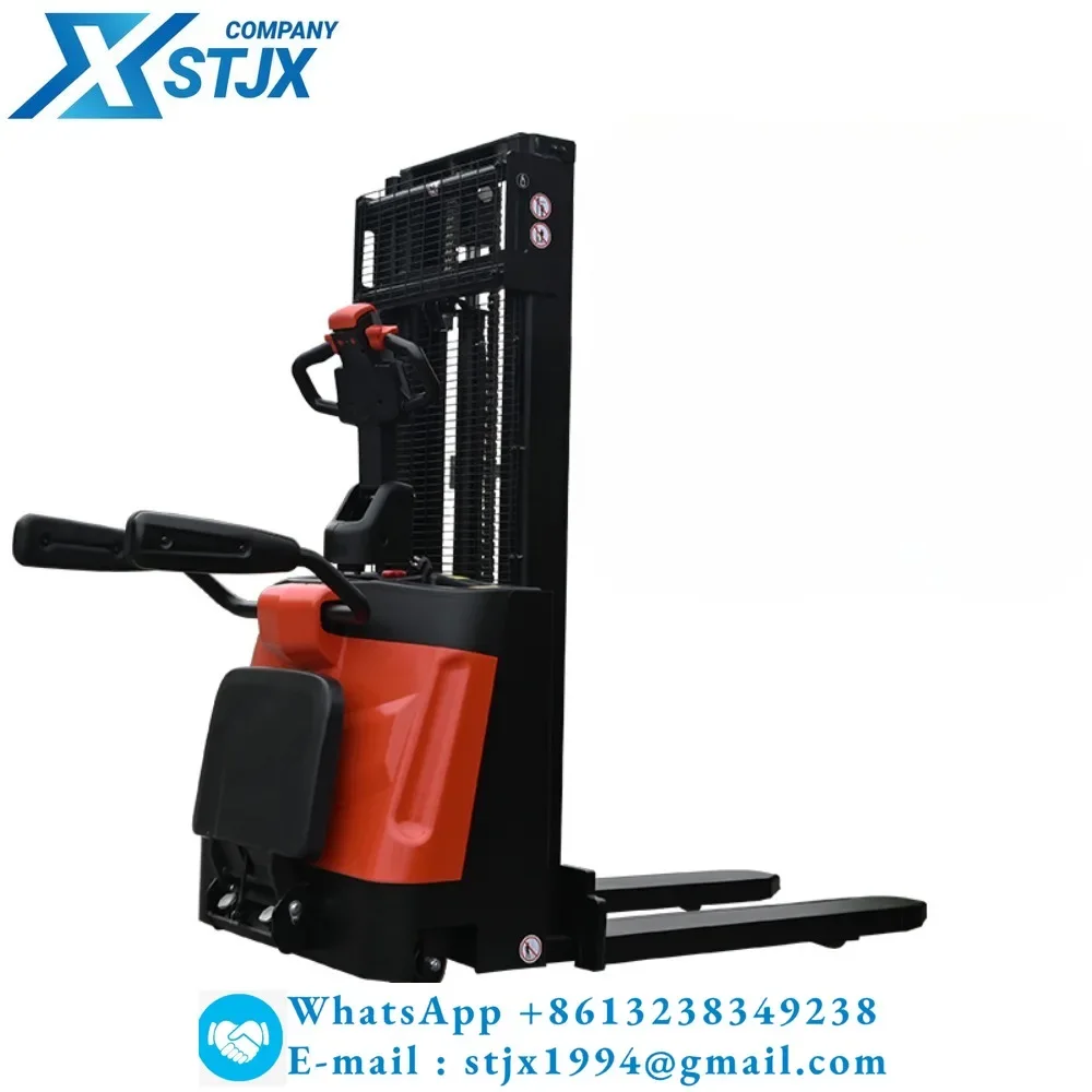 Fully electric walkie stacker hydraulic lift forklift