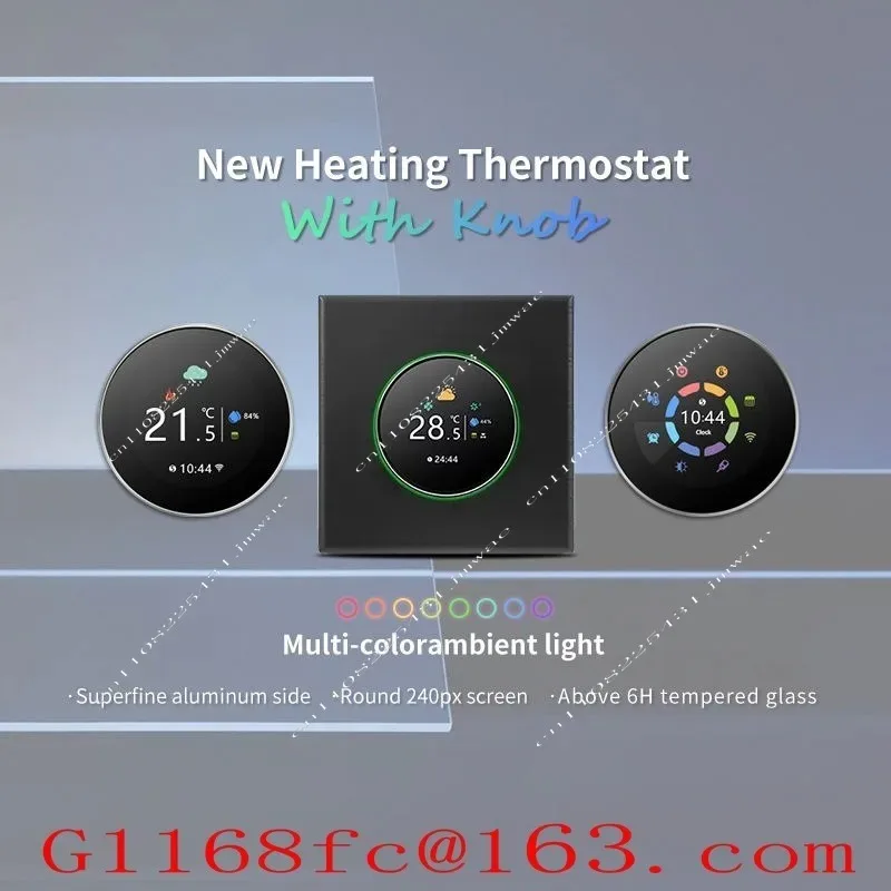 Wireless TuyaWifi Modbus Thermostat for Electric Floor Heating Smart Knob Thermostat Programmable