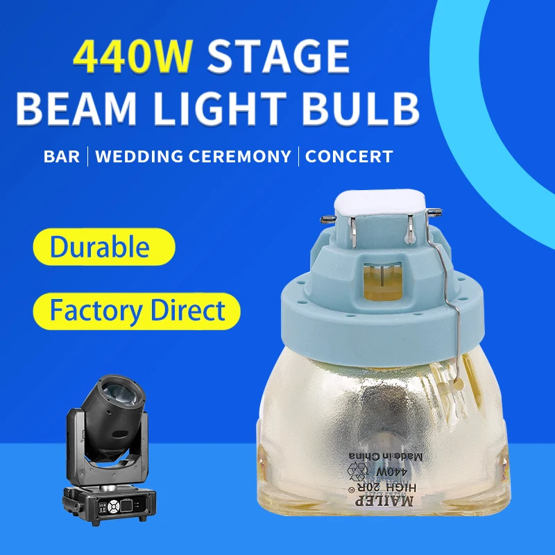 100% Original 440W S 20R Lamp Stage Beam lamp/Bulb 20 440W Moving Light Projector lighting Excellent brightness!