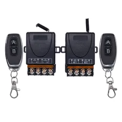 1Pcs Wireless Remote Controller Switch DC12V/24V AC220V/110V MAX 40A Universal Relay Receiver Module Wide Voltage 433Mhz EV1527