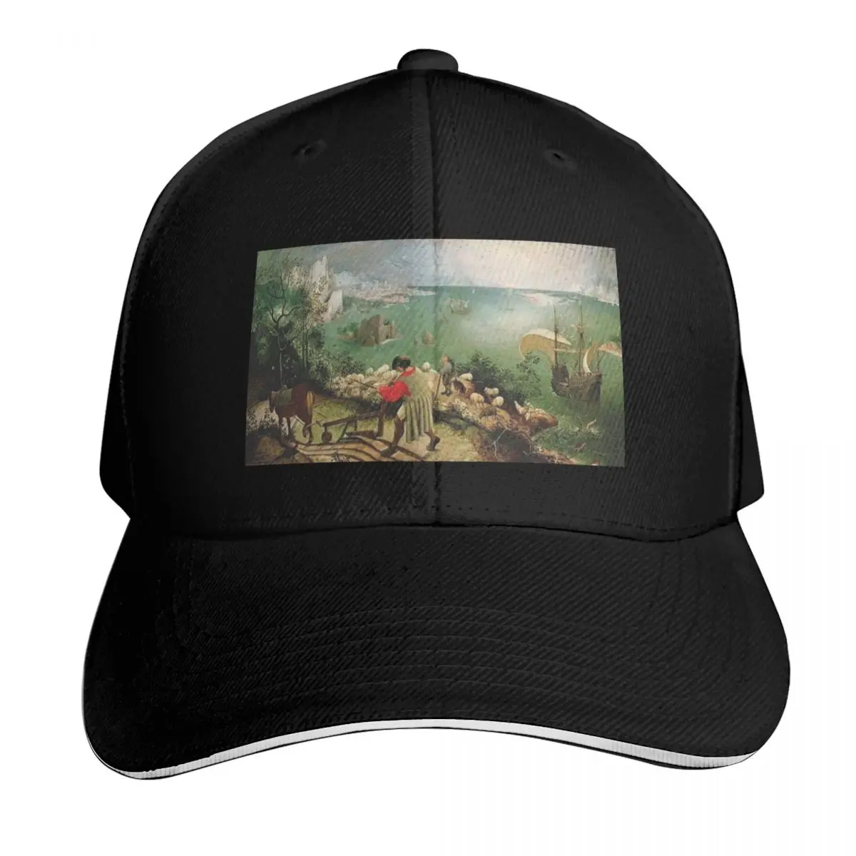 Seascape with ships - pieter bruegel the elder Baseball Cap Men Women Casual Summer Sport Sun Cap