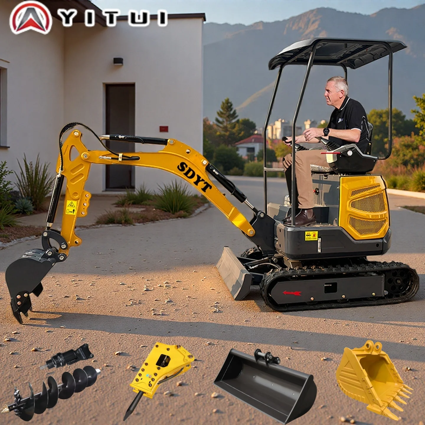 

Индивидуальный 2,0-тонный компактный мини-экскаватор Kubota, двигатель Евро 5, сертифицированный EPA, гидравлическая машина, прямая продажа с фабрики