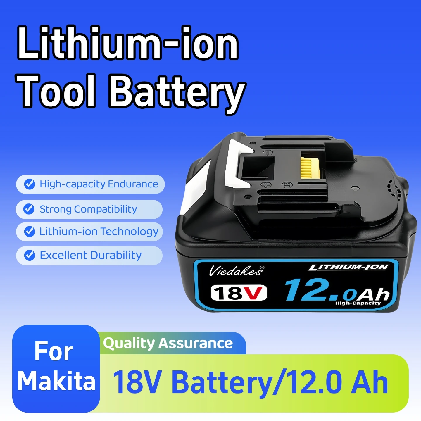 الأصلي لماكيتا ترقية BL1860 بطارية قابلة للشحن 18 فولت 6Ah ليثيوم لماكيتا بطارية 18 فولت BL1840 BL1850 BL1830 BL1860B #1