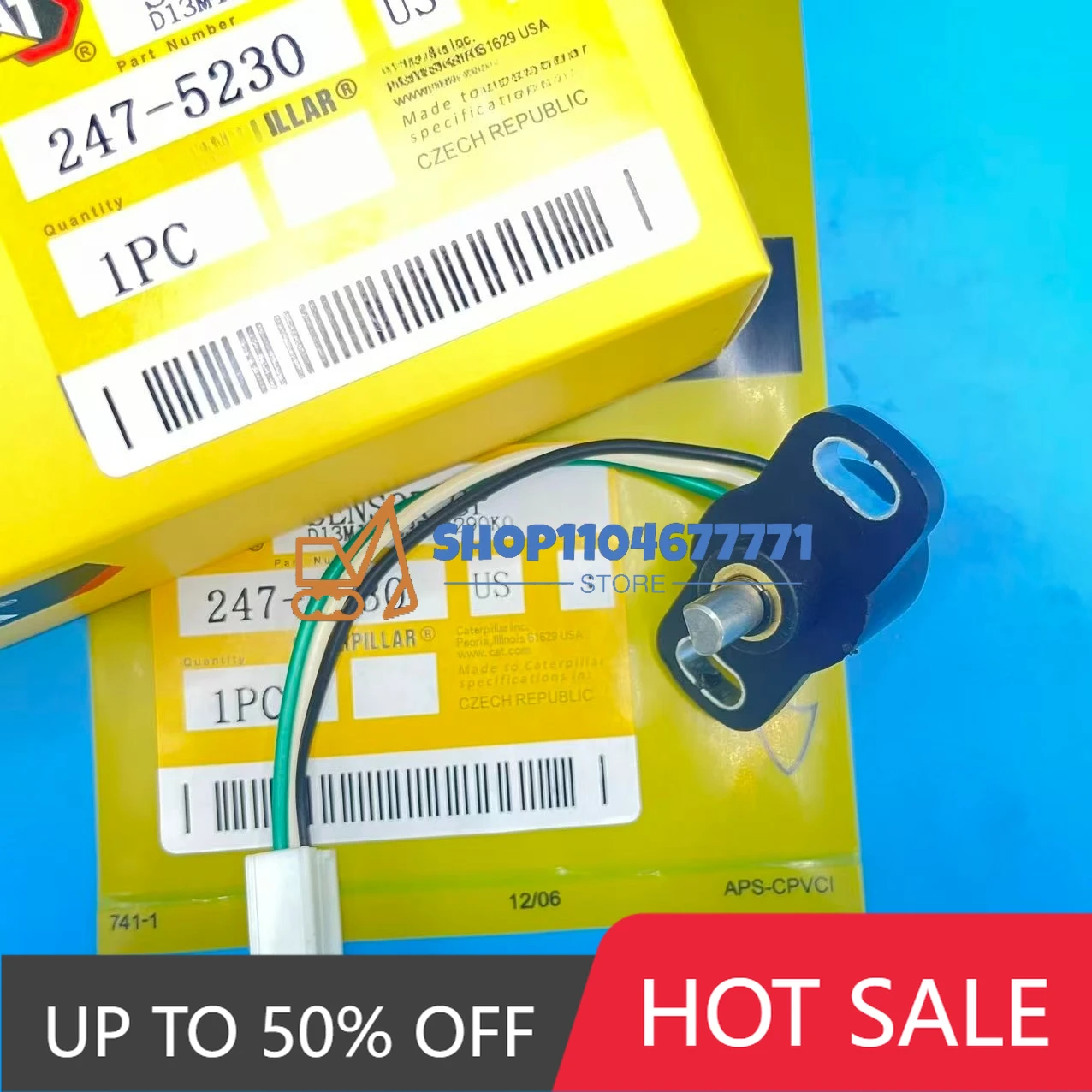 247-5230 227-7658 Throttle Potentiometer Positioner Fitting Locator Sensor for 320 320B 320C 330B Excavator