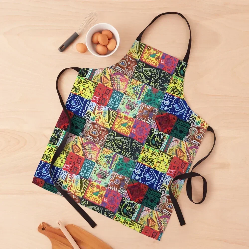 

Summer Print Apron home women Kitchen Front kitchen clothes Apron