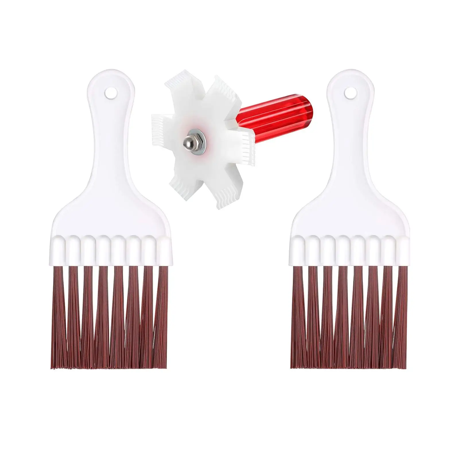 3-delige Air Fin Reinigingsborstel Fin Stijltang Reparatietool